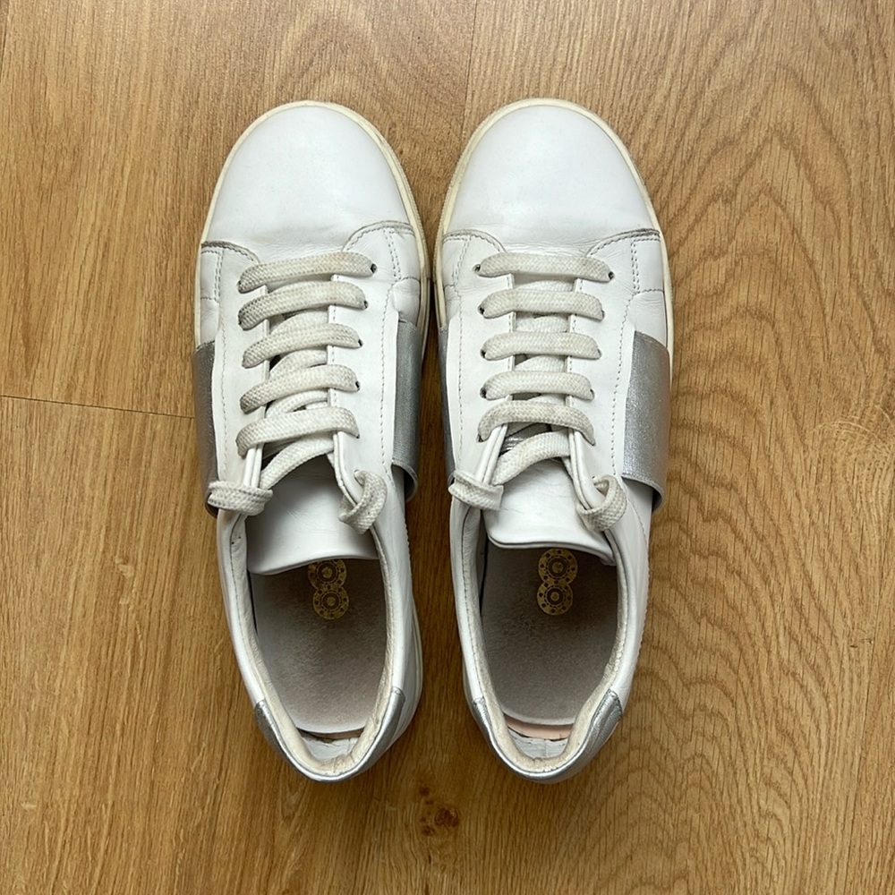 8 by Yoox leather sneakers, size 8